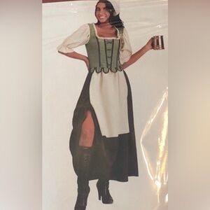 Medieval Pub Wench Halloween Costume size large
